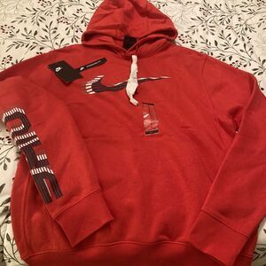 Mens Nike Sweatshirt Pullover New Red small